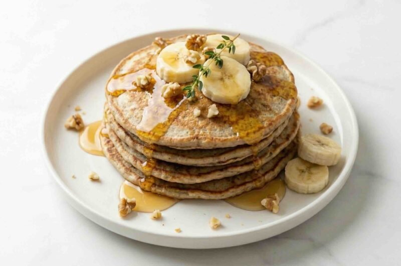 Pancakes de Avena y Banano: Esponjosos y Sin Azúcar