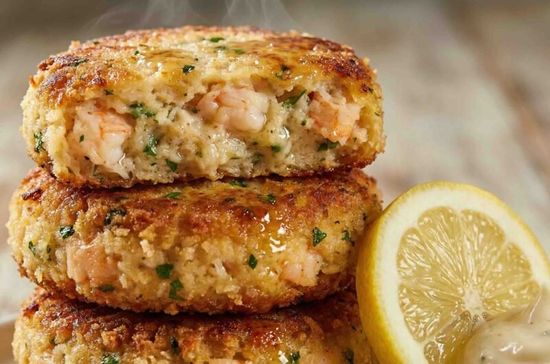 Tortitas de Camarón con Limón